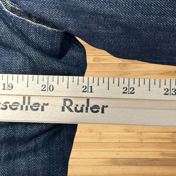 Dickies Work Womens Denim Jean Jacket Size L Blue Sherpa Lined - Picture 8 of 10